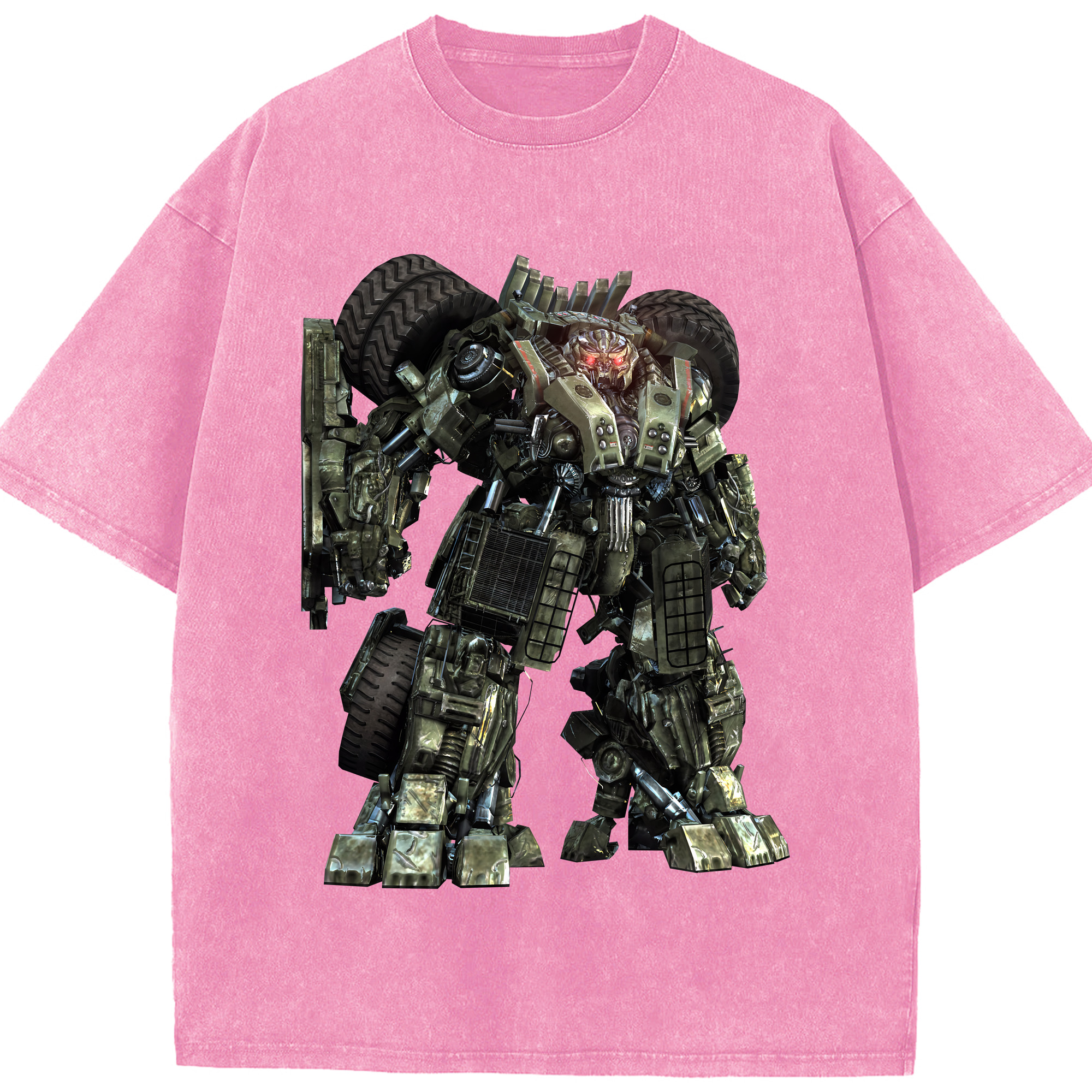 （画像用） Transformers トランスフォーマー 綿100% ヴィンテージ風 半袖Tシャツ（フロントプリント）